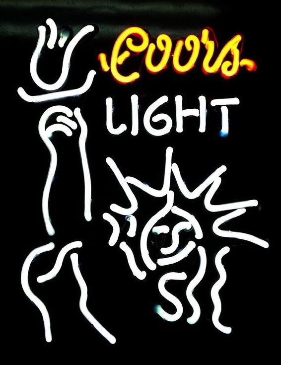 Coors Light Liberty Neon Sign